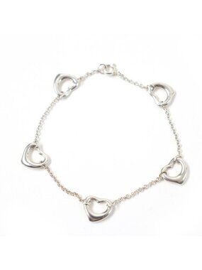 Tiffany & Co Open Heart 5p Bracelet Accessory SV 925 Silver